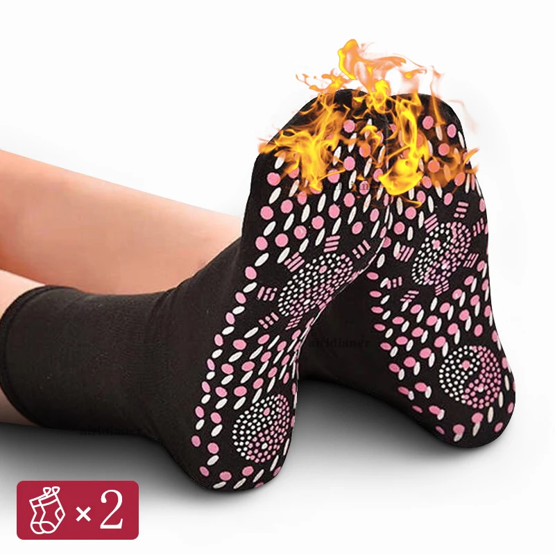 2Pairs/Set Winter Self-heating Health Care Socks Women Ski Sports Self Heated Massage Socks Breathable Massager Foot Care Socks
2Pairs/Set Winter Self-heating Health Care Socks Women Ski Sports Self Heated Massage Socks Breathable Massager Foot Care Socks