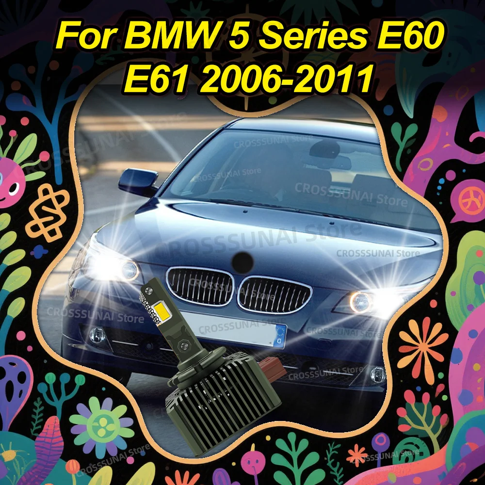 50000LM Led Headlight Canbus Bulbs for BMW 5 Series E60 E61 2006 2007 2008 2009 2010 2011
50000LM Led Headlight Canbus Bulbs for BMW 5 Series E60 E61 2006 2007 2008 2009 2010 2011