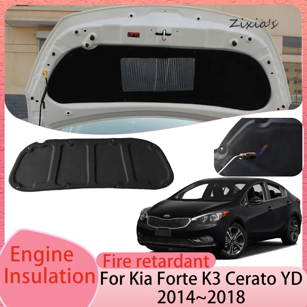 For Kia Forte K3 Cerato YD 2014~2018 2015 2016 2017 Car Hood Engine linin Thermal Insulat Cotton Soundproof Mat Cover Accessorie
For Kia Forte K3 Cerato YD 2014~2018 2015 2016 2017 Car Hood Engine linin Thermal Insulat Cotton Soundproof Mat Cover Accessorie