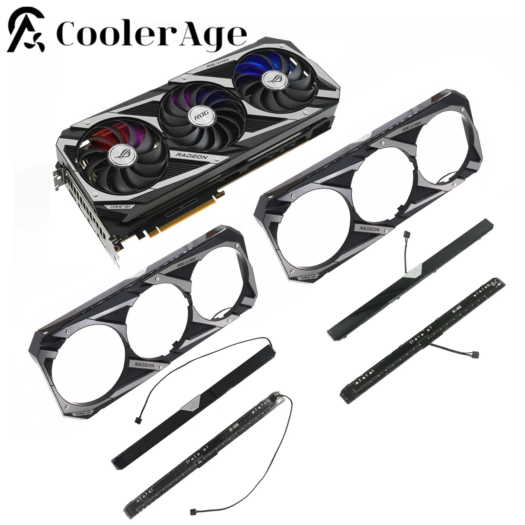 Корпус видеокарты ASUS GeForce RTX 3060Ti 3070 3070Ti 3080 3080Ti 3090 RX 6700XT 6750XT 6800 ROG STRIX и подсветка RGB
Корпус видеокарты ASUS GeForce RTX 3060Ti 3070 3070Ti 3080 3080Ti 3090 RX 6700XT 6750XT 6800 ROG STRIX и подсветка RGB