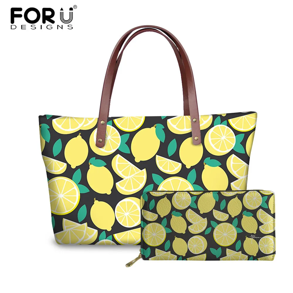 FORUDESIGNS Women's Casual Shoulder Bag and Wallet Fresh Lemon Prints 2022 New Creative Outdoor Portable Handbags for Teen Girls
FORUDESIGNS Women's Casual Shoulder Bag and Wallet Fresh Lemon Prints 2022 New Creative Outdoor Portable Handbags for Teen Girls