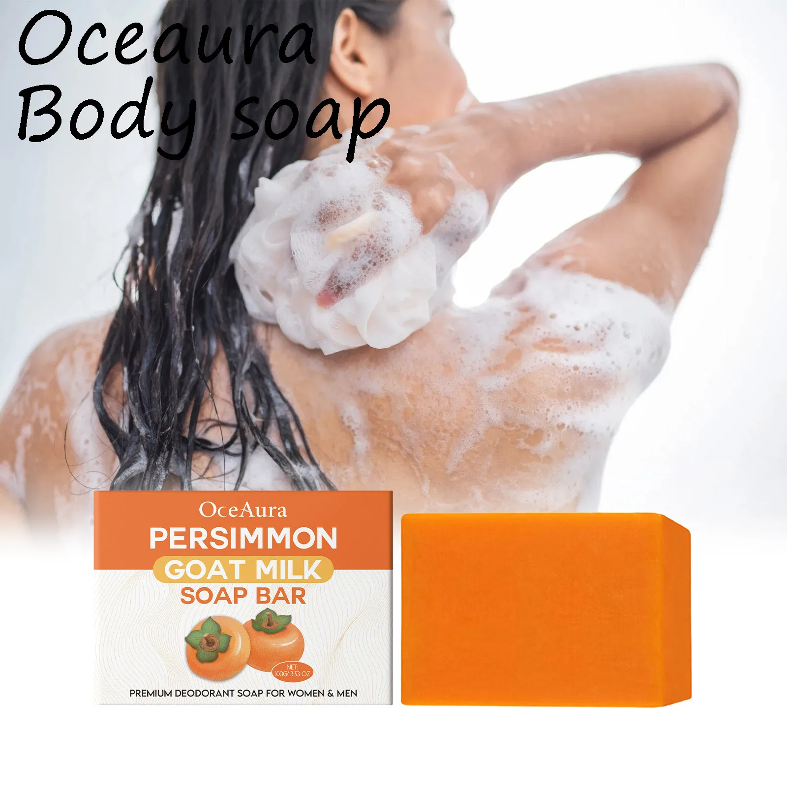 Мыло для тела Oceaura Persimmon, глубокая очистка, грязи, стойкое увлажнение, осветление тона кожи, удаление запахов пота, мыло для тела
Мыло для тела Oceaura Persimmon, глубокая очистка, грязи, стойкое увлажнение, осветление тона кожи, удаление запахов пота, мыло для тела