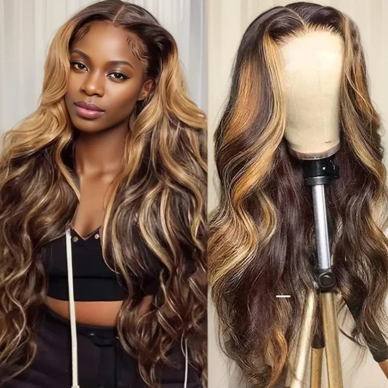 30 inch Highlight 4/27 13x6 Body Wave Lace Front Wigs Human Hair Honey Blonde Water Wave 13x4 Lace Front Wig Ombre Curly Wigs
30 inch Highlight 4/27 13x6 Body Wave Lace Front Wigs Human Hair Honey Blonde Water Wave 13x4 Lace Front Wig Ombre Curly Wigs