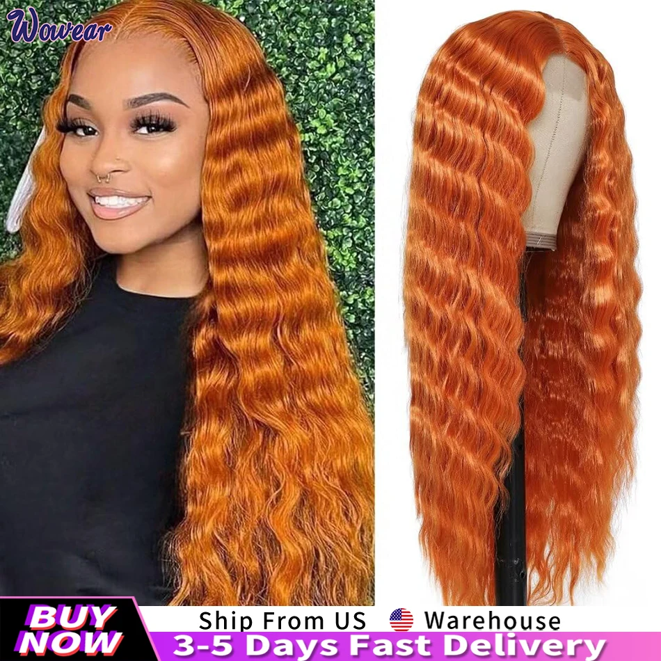 Ginger Human Hair Wigs Deep Wave Wig Human Hair Wigs Transparent Lace Frontal Wig Human Hair 13x6 HD Lace Frontal Wigs 13x4
Ginger Human Hair Wigs Deep Wave Wig Human Hair Wigs Transparent Lace Frontal Wig Human Hair 13x6 HD Lace Frontal Wigs 13x4