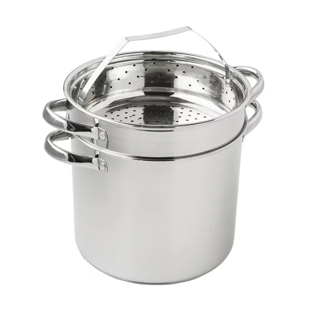 4-Piece Stainless Steel 8 qt Cooker Multipot Set
4-Piece Stainless Steel 8 qt Cooker Multipot Set