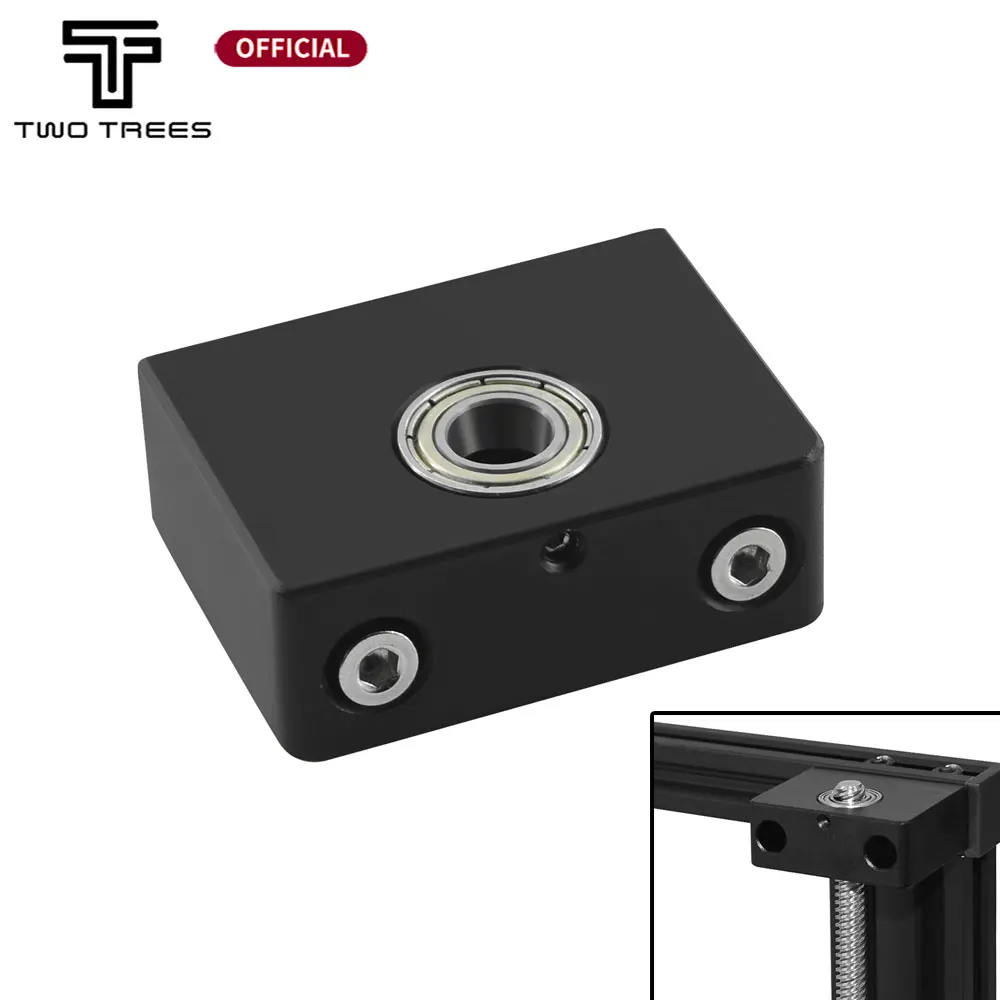 Twotrees Upgrade Aluminum Z-Axis Leadscrew Top Mount for CR-10 CR-10S,Ender 3 Pro,Metal Z-Rod Bearing Holder 3D Printer Parts
Twotrees Upgrade Aluminum Z-Axis Leadscrew Top Mount for CR-10 CR-10S,Ender 3 Pro,Metal Z-Rod Bearing Holder 3D Printer Parts