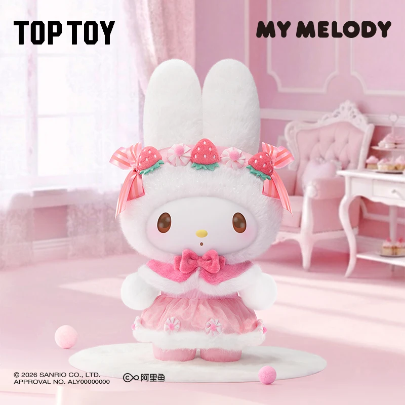 1PCS TOP TOY Official Melody Strawberry Cookie&Colorful Frosting Series Vinyl Plush Figure Room Decor Collectible Surprise Gifts
1PCS TOP TOY Official Melody Strawberry Cookie&Colorful Frosting Series Vinyl Plush Figure Room Decor Collectible Surprise Gifts