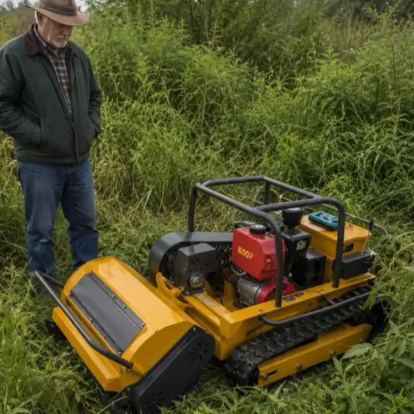 Custom Flail-Type Remote-Controlled Diesel-Powered Lawnmower All-Terrain Robotic Mower 800-1200mm CE & EPA Certified
Custom Flail-Type Remote-Controlled Diesel-Powered Lawnmower All-Terrain Robotic Mower 800-1200mm CE & EPA Certified