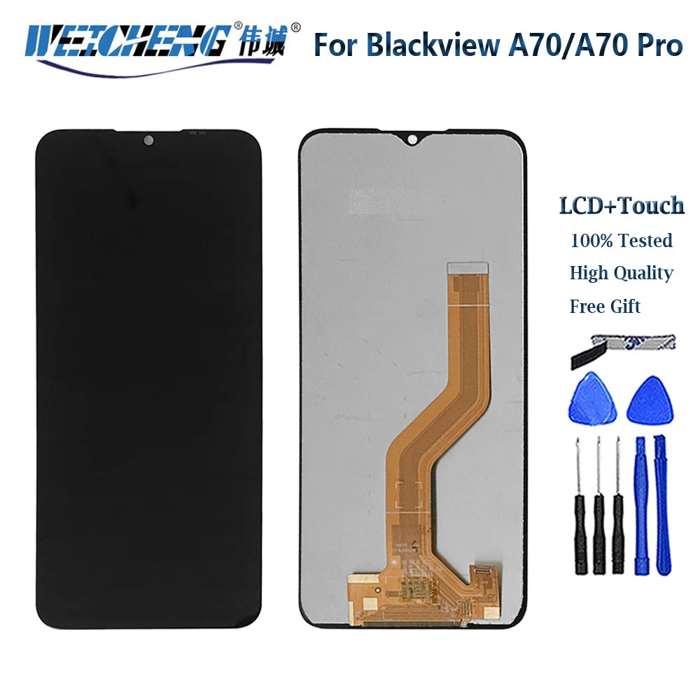 6.5 inch For BLACKVIEW A70 LCD Display+Touch Screen Digitizer Assembly 100% Original LCD+Touch Digitizer for BLACKVIEW A70+Tools
6.5 inch For BLACKVIEW A70 LCD Display+Touch Screen Digitizer Assembly 100% Original LCD+Touch Digitizer for BLACKVIEW A70+Tools