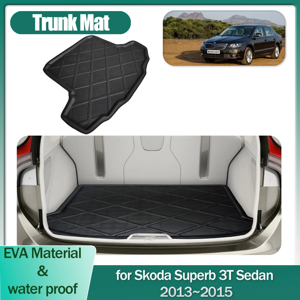 Car Trunk Mat for Skoda Superb 3T Sedan 2013~2015 Luggage Boot Liner Cargo Floor Carpet Waterproof Cover Tray Pad Accessories
Car Trunk Mat for Skoda Superb 3T Sedan 2013~2015 Luggage Boot Liner Cargo Floor Carpet Waterproof Cover Tray Pad Accessories