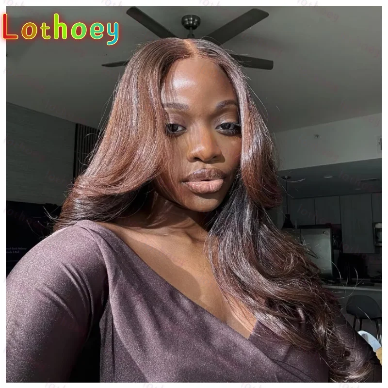 Ombre Brown Layered Human Hair Wigs For Women Blowout Looks 13x6 Lace Frontal Wig Human Hair Pre-Cut Lace Wig With Curtain Bang
Ombre Brown Layered Human Hair Wigs For Women Blowout Looks 13x6 Lace Frontal Wig Human Hair Pre-Cut Lace Wig With Curtain Bang