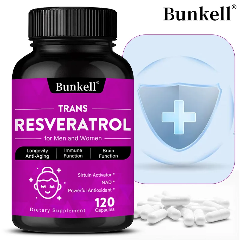 Trans-Resveratrol Antioxidant Supplement with, Helps To Support Digestive Health&Immune System, 120 Capsules
Trans-Resveratrol Antioxidant Supplement with, Helps To Support Digestive Health&Immune System, 120 Capsules
