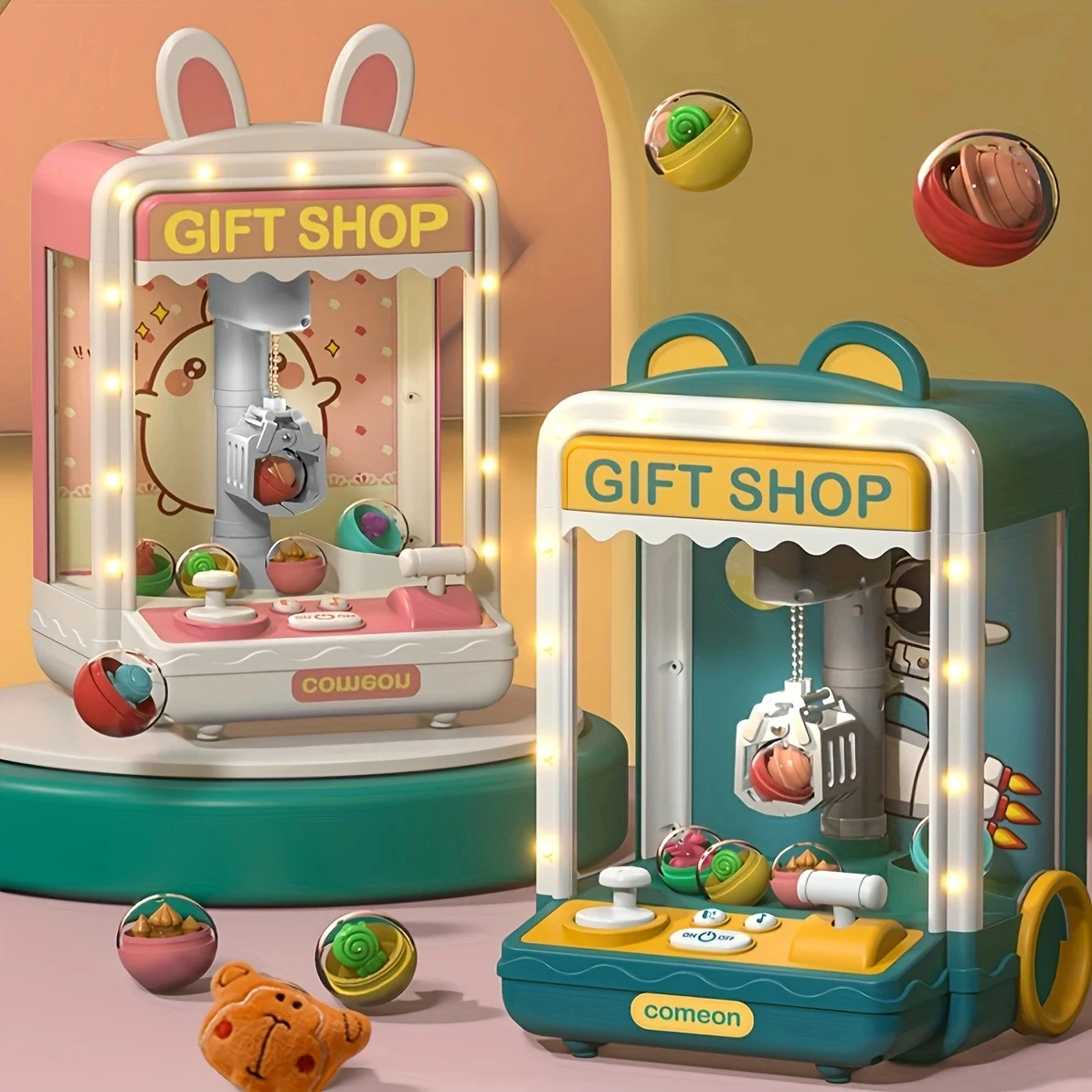 Cartoon automatic crane machine, children's crane machine toys, automatic coin-operated arcade crane machine
Cartoon automatic crane machine, children's crane machine toys, automatic coin-operated arcade crane machine