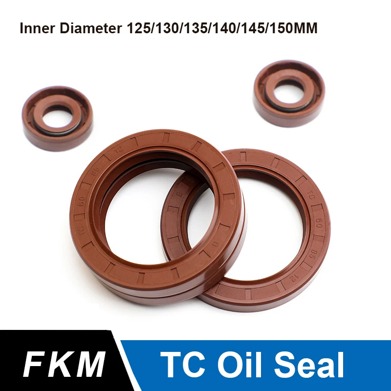 1Pcs TC FKM Framework Oil Seal Fluoro Rubber Rings Cover Double Lip With Spring For Bearing ID*OD*THK 125/130/135/140/145/150MM
1Pcs TC FKM Framework Oil Seal Fluoro Rubber Rings Cover Double Lip With Spring For Bearing ID*OD*THK 125/130/135/140/145/150MM