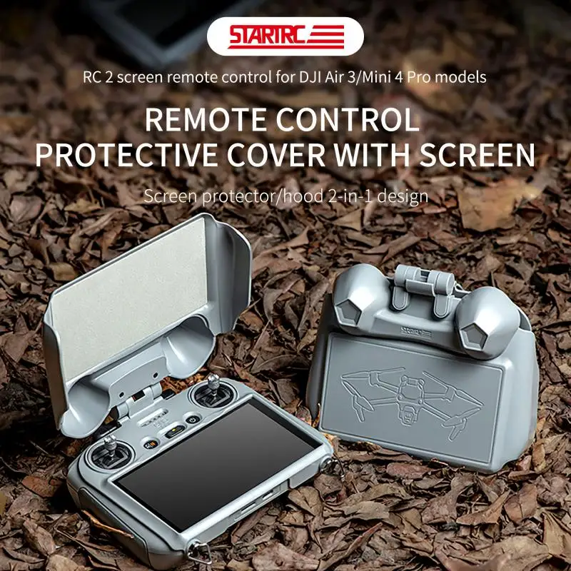STARTRC 2-в-1 Защитная пленка для экрана для DJI Mini 5/4 Pro RC2 Капот с дистанционным управлением Аксессуар для дронов
STARTRC 2-в-1 Защитная пленка для экрана для DJI Mini 5/4 Pro RC2 Капот с дистанционным управлением Аксессуар для дронов