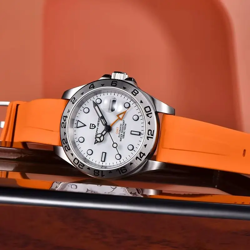 PAGANI DESIGN New Automatic Machinery Men'S Watch Gmt Stainless Steel Sapphire Crystal 10bar Waterproof Reloj Hombre
PAGANI DESIGN New Automatic Machinery Men'S Watch Gmt Stainless Steel Sapphire Crystal 10bar Waterproof Reloj Hombre
