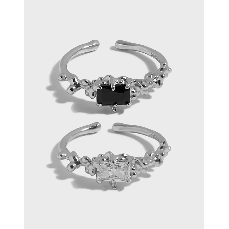 Geometric metal lava irregular texture exaggerated 925 sterling silver ring ladies party gift jewelry
Geometric metal lava irregular texture exaggerated 925 sterling silver ring ladies party gift jewelry