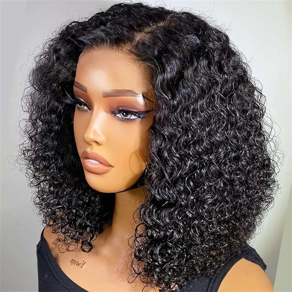 Wear Go Wig 6x4 Transparent Glueless Lace Wigs Pre Bleached Knots Kinky Curly Bob Pre Cut Pre Plucked Lace Closure Wigs No Glue
Wear Go Wig 6x4 Transparent Glueless Lace Wigs Pre Bleached Knots Kinky Curly Bob Pre Cut Pre Plucked Lace Closure Wigs No Glue