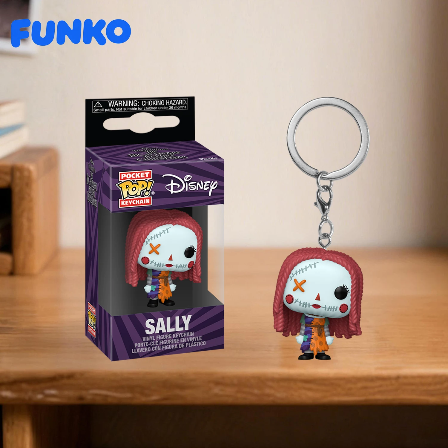 Funko POP Keychain: The Nightmare Before Christmas - Patchwork Sally, Collectible Keychain, Official Licensed Product, 1PC.
Funko POP Keychain: The Nightmare Before Christmas - Patchwork Sally, Collectible Keychain, Official Licensed Product, 1PC.