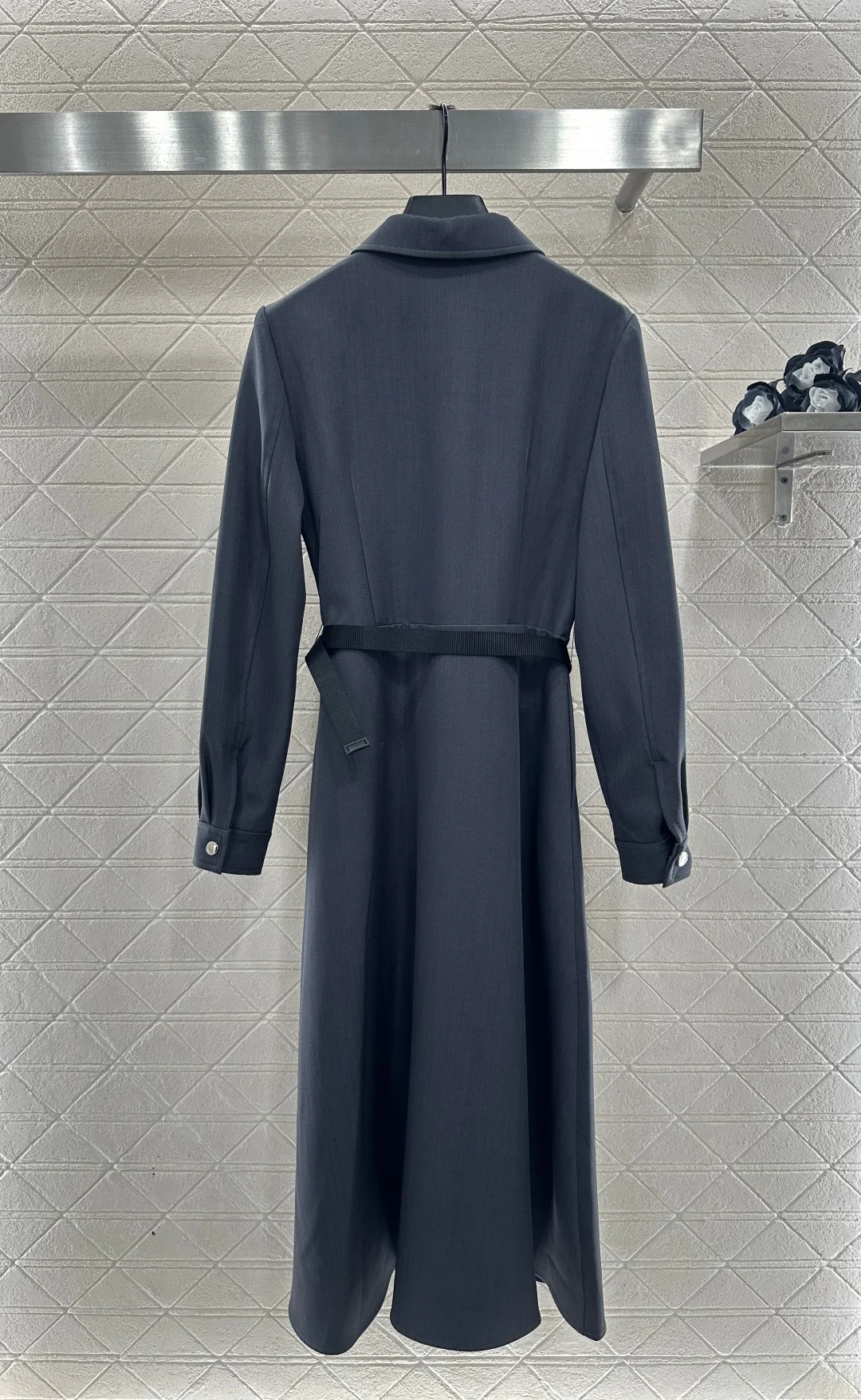 Women's New Product: Collar Belt Lining Dress, Collar Long Sleeve Half Open Collar Dress
Women's New Product: Collar Belt Lining Dress, Collar Long Sleeve Half Open Collar Dress