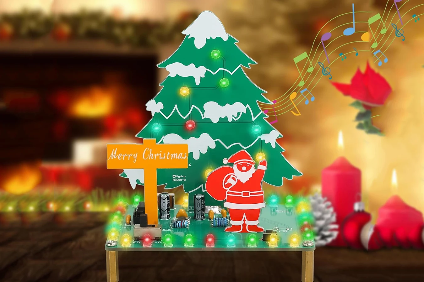 DIY Christmas Tree Soldering Kit with RGB Lights and Music Xmas Festival Electronics Project for STEM Education Unique Xmas Gift
DIY Christmas Tree Soldering Kit with RGB Lights and Music Xmas Festival Electronics Project for STEM Education Unique Xmas Gift