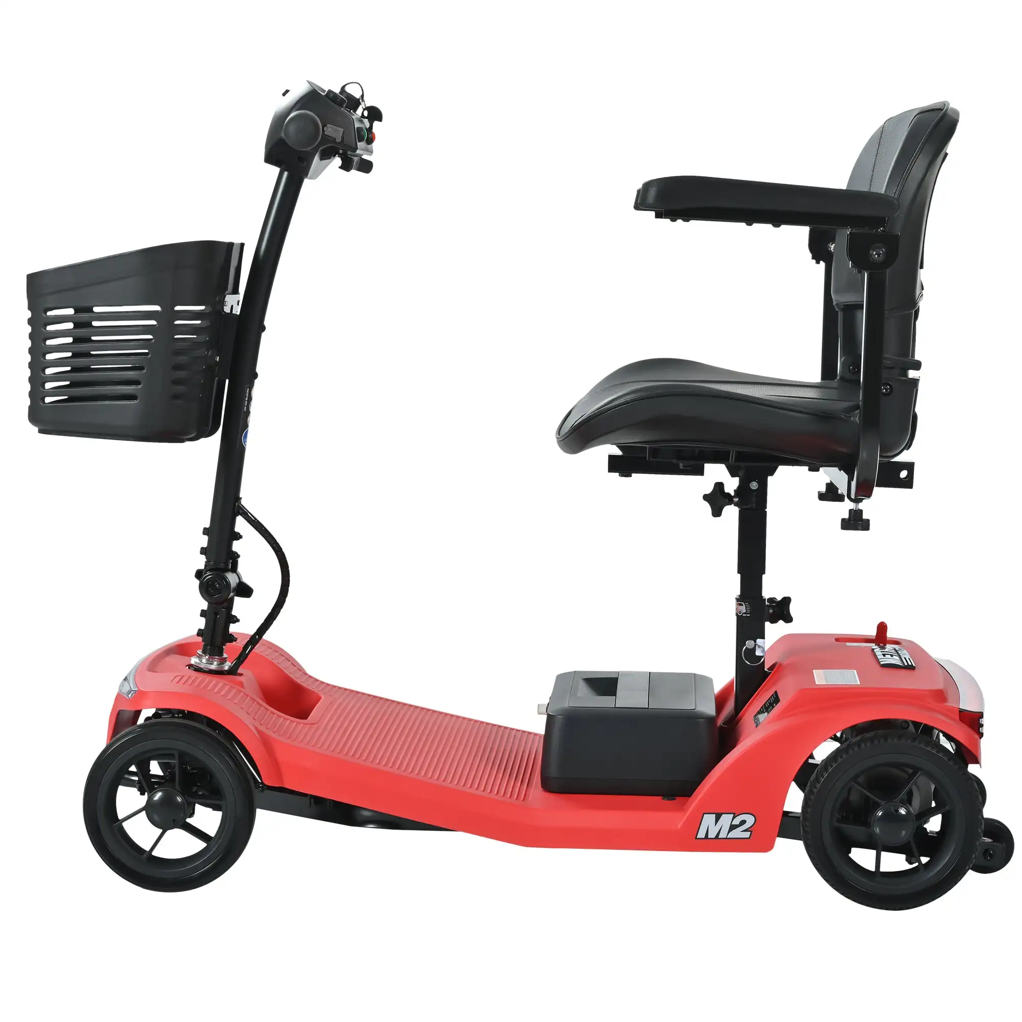 METRO MOBILITY M2 7,1 "4-колесный мобильный скутер, двигатель 250 Вт, 24 В, 22,5 Ач, литиевая батарея
METRO MOBILITY M2 7,1 "4-колесный мобильный скутер, двигатель 250 Вт, 24 В, 22,5 Ач, литиевая батарея