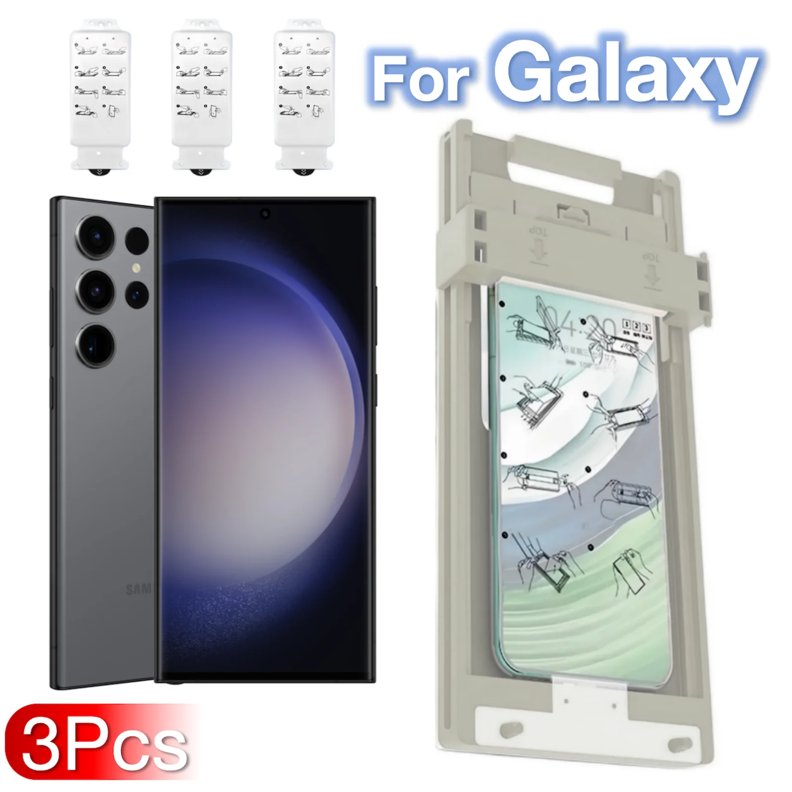 3Pcs For Samsung Galaxy S26 S25 S23 Ultra S24 S22 S21 Note 20 Screen Protector No Dust Positioning With Kit, Not Tempered Glass
3Pcs For Samsung Galaxy S26 S25 S23 Ultra S24 S22 S21 Note 20 Screen Protector No Dust Positioning With Kit, Not Tempered Glass