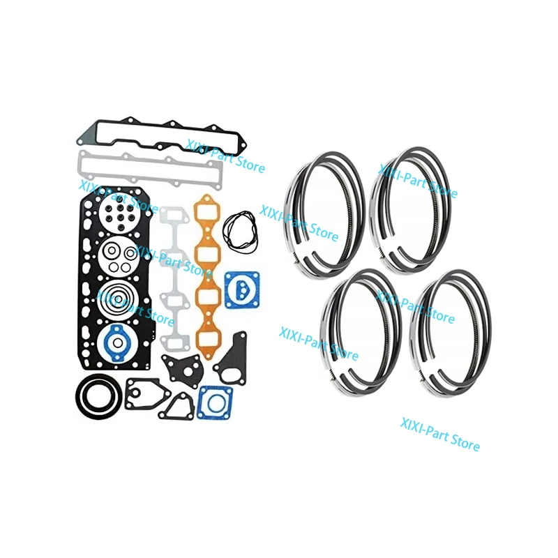 For Yanmar 4TNV88 Piston Ring Full Gasket Kit Set 88*2+2+4mm Engine Cylinder Head Gasket Overhaul Rebuild Kit
For Yanmar 4TNV88 Piston Ring Full Gasket Kit Set 88*2+2+4mm Engine Cylinder Head Gasket Overhaul Rebuild Kit