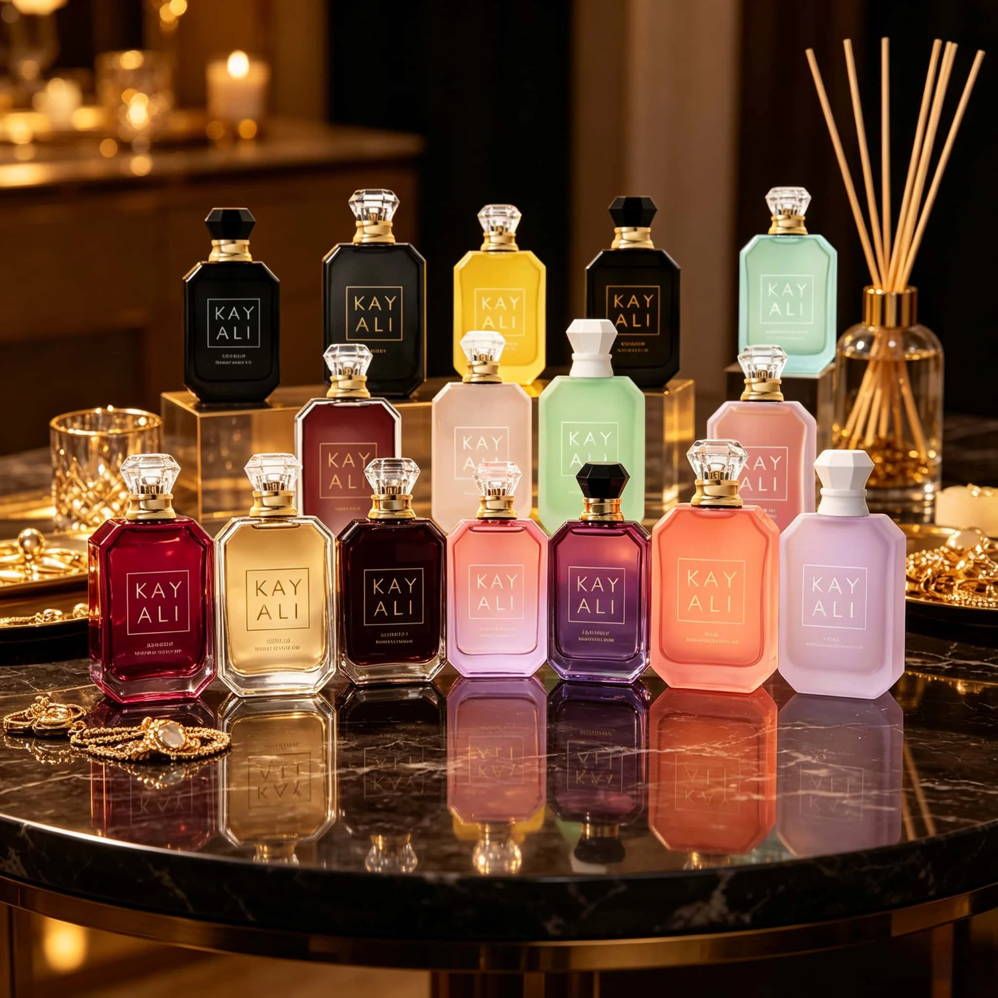 Kayali full range luxury perfume, 3.4 oz. 100 ml 16 multi flavor gourmet style flower fruit wood tone women's perfume, multi flavor lasting atmosphere women's perfume gift
Kayali full range luxury perfume, 3.4 oz. 100 ml 16 multi flavor gourmet style flower fruit wood tone women's perfume, multi flavor lasting atmosphere women's perfume gift