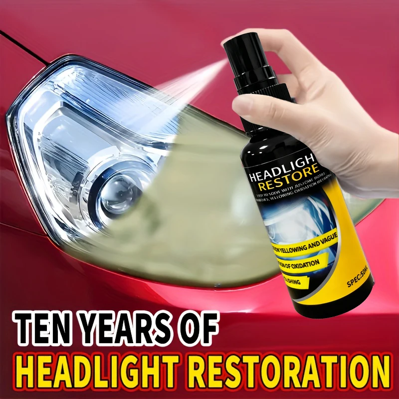 Automotive Headlight Repair Kit - Quick Refurbishment Solution, No Polishing Required, Easy-to-Use Restoration
Automotive Headlight Repair Kit - Quick Refurbishment Solution, No Polishing Required, Easy-to-Use Restoration