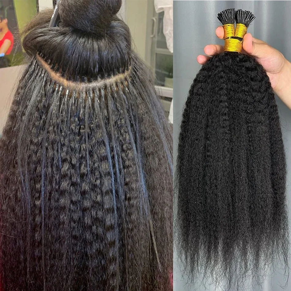Kinky Straight I tip 100 Human Hair Extensions Bundles Microlinks Brazilian Hair Bulks I Tip Hair Extensions For Black Women
Kinky Straight I tip 100 Human Hair Extensions Bundles Microlinks Brazilian Hair Bulks I Tip Hair Extensions For Black Women