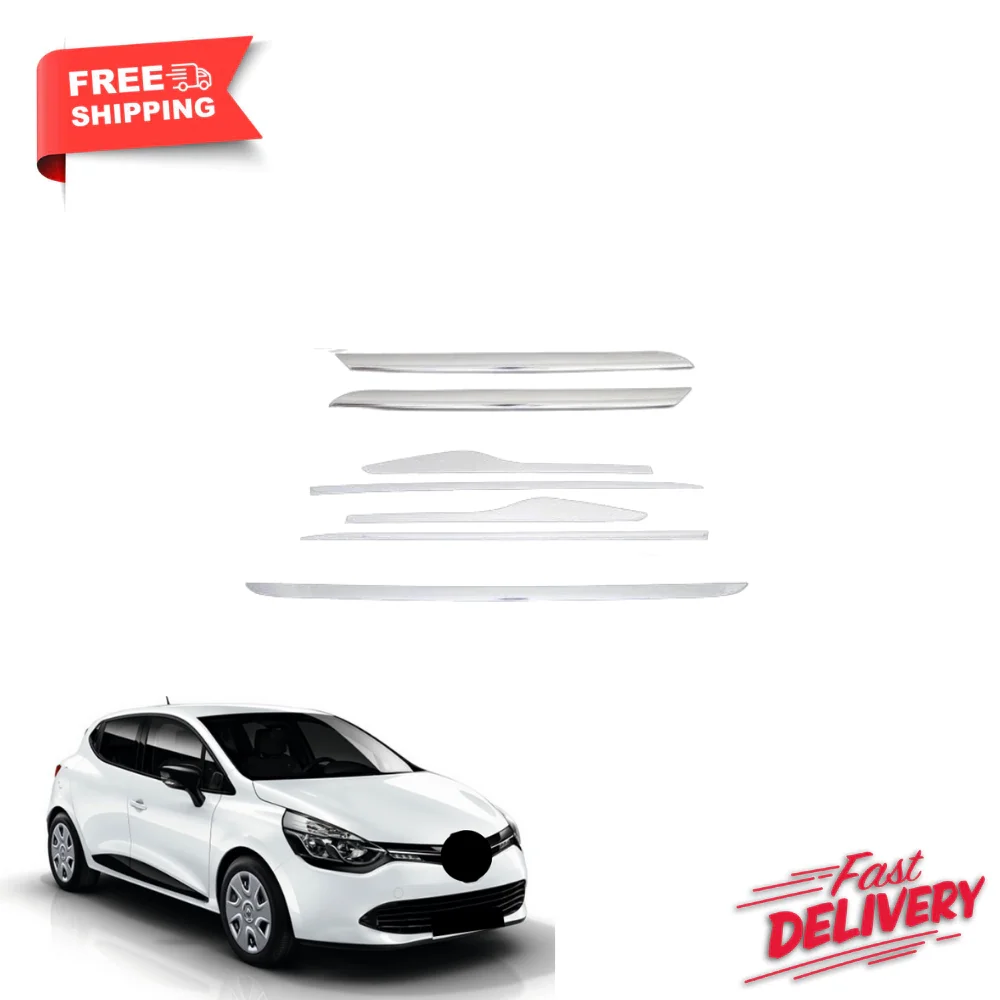 7 PCs for Renault Clio 4 side door pennant front grille body bottom trim Chrome Set accessory Accessories2012-2018 body kit
7 PCs for Renault Clio 4 side door pennant front grille body bottom trim Chrome Set accessory Accessories2012-2018 body kit