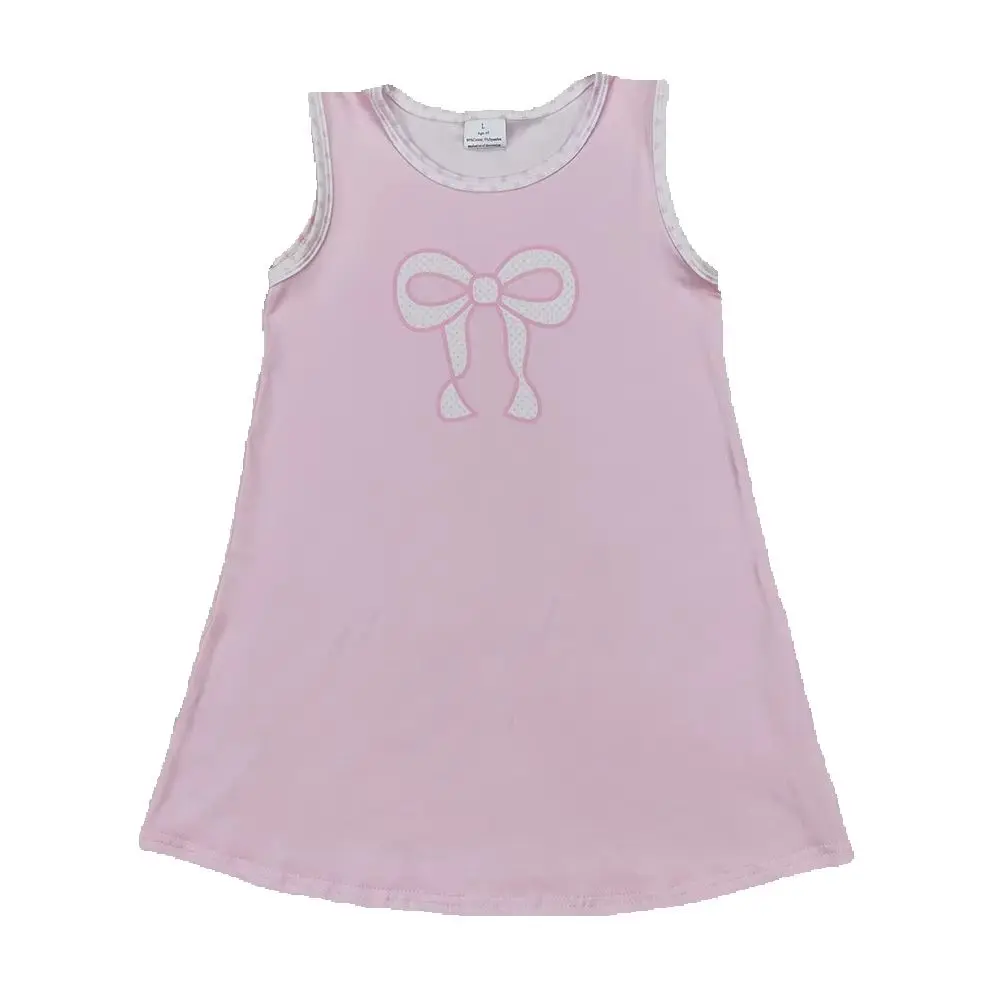 GSD2157 Baby Girls Summer Dress Baby Girls Pink Bows Print Sleeveless Knee Length Dresses
GSD2157 Baby Girls Summer Dress Baby Girls Pink Bows Print Sleeveless Knee Length Dresses
