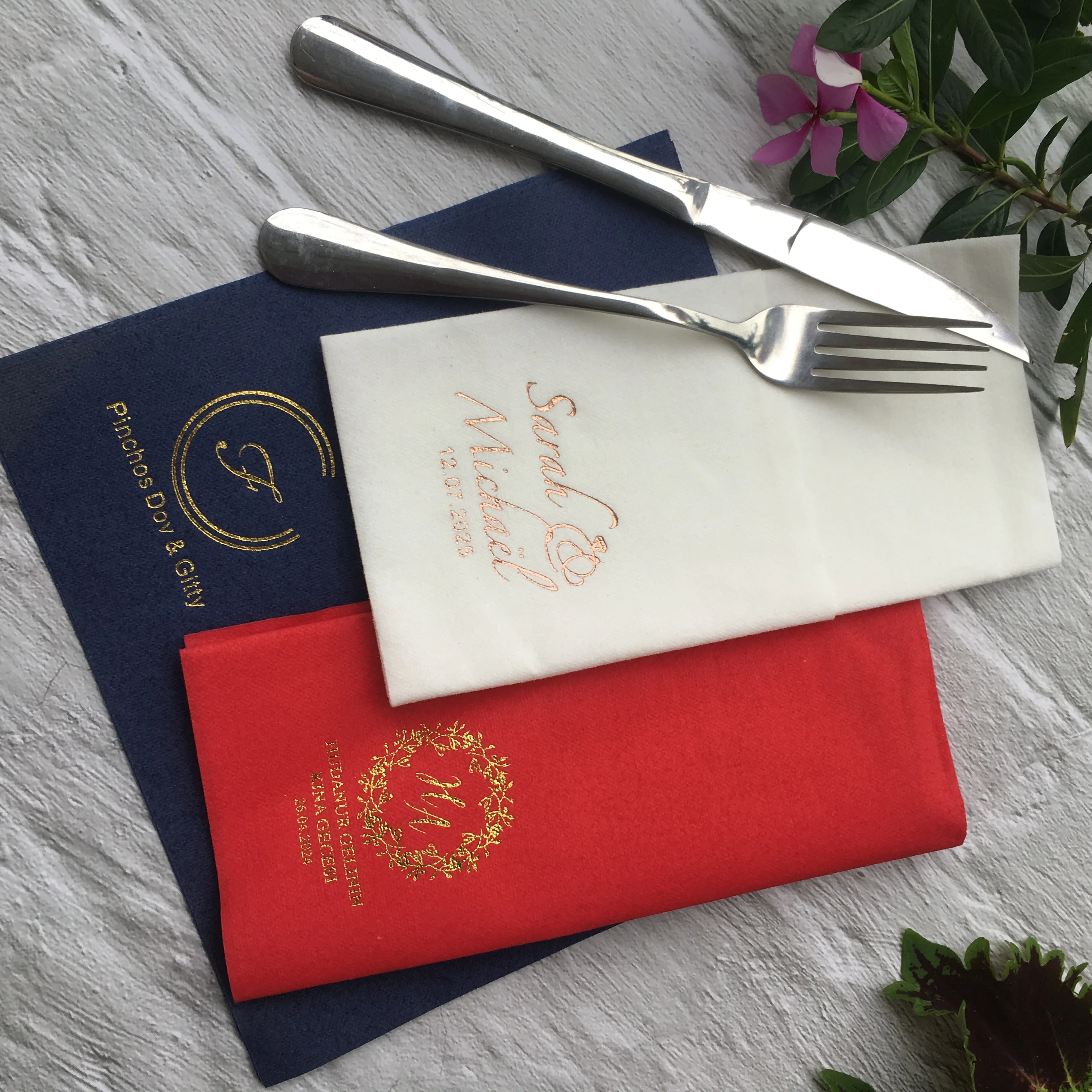 50pcs Cocktail Napkin Wedding | Bar Napkin Wedding | Gold foil napkins | Personalized Wedding Napkin | Custom Wedding Napkins
50pcs Cocktail Napkin Wedding | Bar Napkin Wedding | Gold foil napkins | Personalized Wedding Napkin | Custom Wedding Napkins