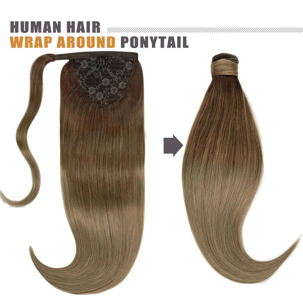 Light Color Ponytail Human Hair Real Remy Hair Extensions Horsetail Clip in Ponytail Extensions
Light Color Ponytail Human Hair Real Remy Hair Extensions Horsetail Clip in Ponytail Extensions