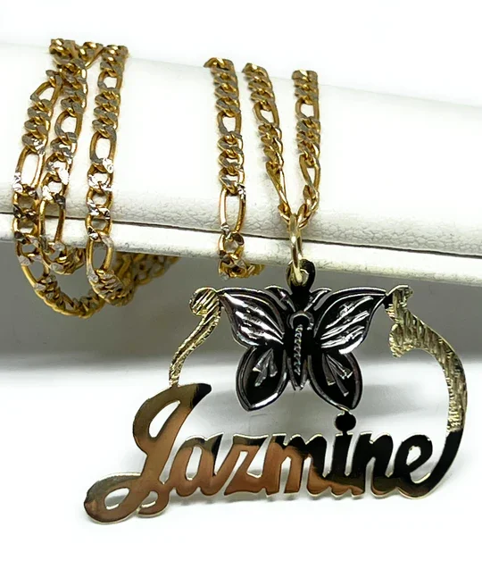 Zciti Custom Butterfly Name Necklace for Women Personalized Gold Plated Stainless Steel Script Pendant Figaro Chain Jewelry Gift
Zciti Custom Butterfly Name Necklace for Women Personalized Gold Plated Stainless Steel Script Pendant Figaro Chain Jewelry Gift