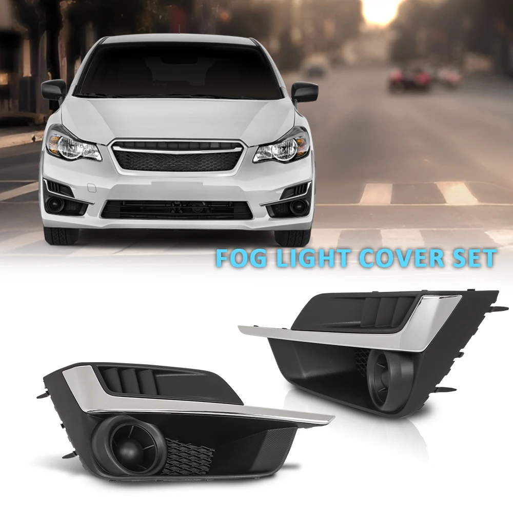 Fog Light Cover Set Fit for 2015-2016 Subaru Impreza Textured Black Su1039109 Su1038109 Plastic Durable Waterproof Snowproof
Fog Light Cover Set Fit for 2015-2016 Subaru Impreza Textured Black Su1039109 Su1038109 Plastic Durable Waterproof Snowproof