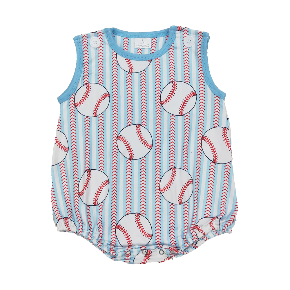 SR2743 Baby Boys Summer Rompers Baby Infant Boys Baseball Stripes Sleeveless Rompers
SR2743 Baby Boys Summer Rompers Baby Infant Boys Baseball Stripes Sleeveless Rompers