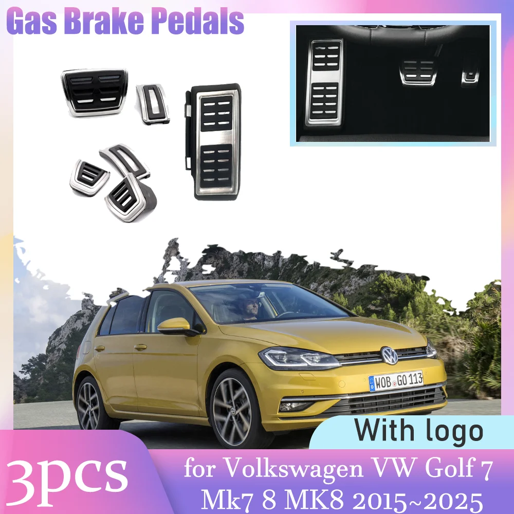 Car Gas Brake Pedals for Volkswagen VW Golf 7 Mk7 8 MK8 2015~2025 Anti-Slip Aluminum Alloy Rest Clutch Pedal Cover Accessories
Car Gas Brake Pedals for Volkswagen VW Golf 7 Mk7 8 MK8 2015~2025 Anti-Slip Aluminum Alloy Rest Clutch Pedal Cover Accessories