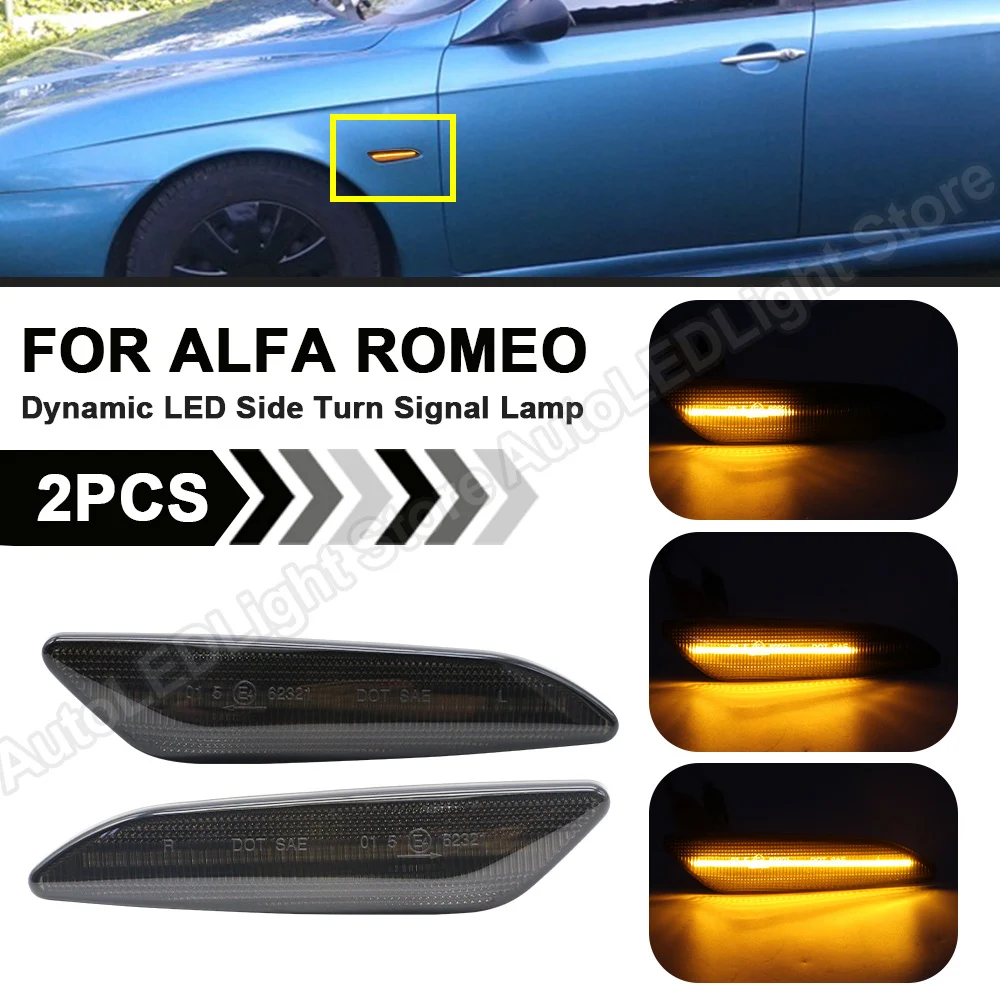 For Alfa Romeo 147 156 For Fiat Tipo Egea For Chrysler Neon MK3 Delta 2PCS Dynamic Side Maker Lamps Turn Signal Indicator Lights
For Alfa Romeo 147 156 For Fiat Tipo Egea For Chrysler Neon MK3 Delta 2PCS Dynamic Side Maker Lamps Turn Signal Indicator Lights