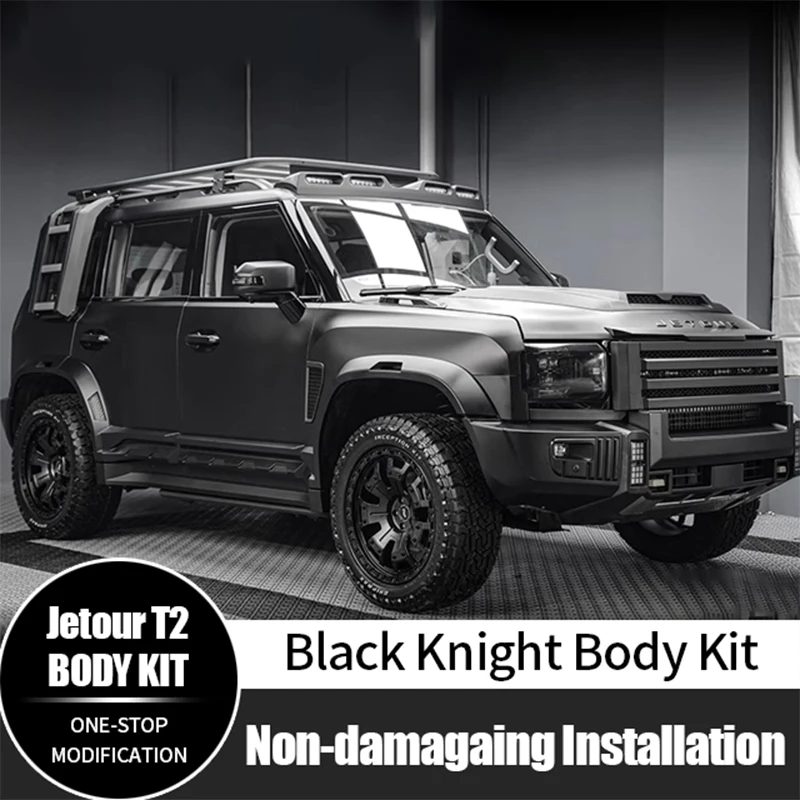 For Jetour T2 Traveler Body Kit New Design Engine Hood Side Skirts Rear Wing Spoiler Front Grille Body Kit Car Accessories
For Jetour T2 Traveler Body Kit New Design Engine Hood Side Skirts Rear Wing Spoiler Front Grille Body Kit Car Accessories