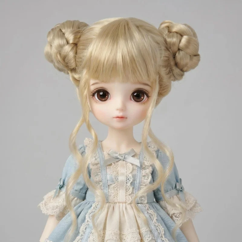 JD729 Newly Cute Twin Buns BJD Synthetic Mohair Wig For SD Blythes Doll Hair 1/3 Accessories
JD729 Newly Cute Twin Buns BJD Synthetic Mohair Wig For SD Blythes Doll Hair 1/3 Accessories