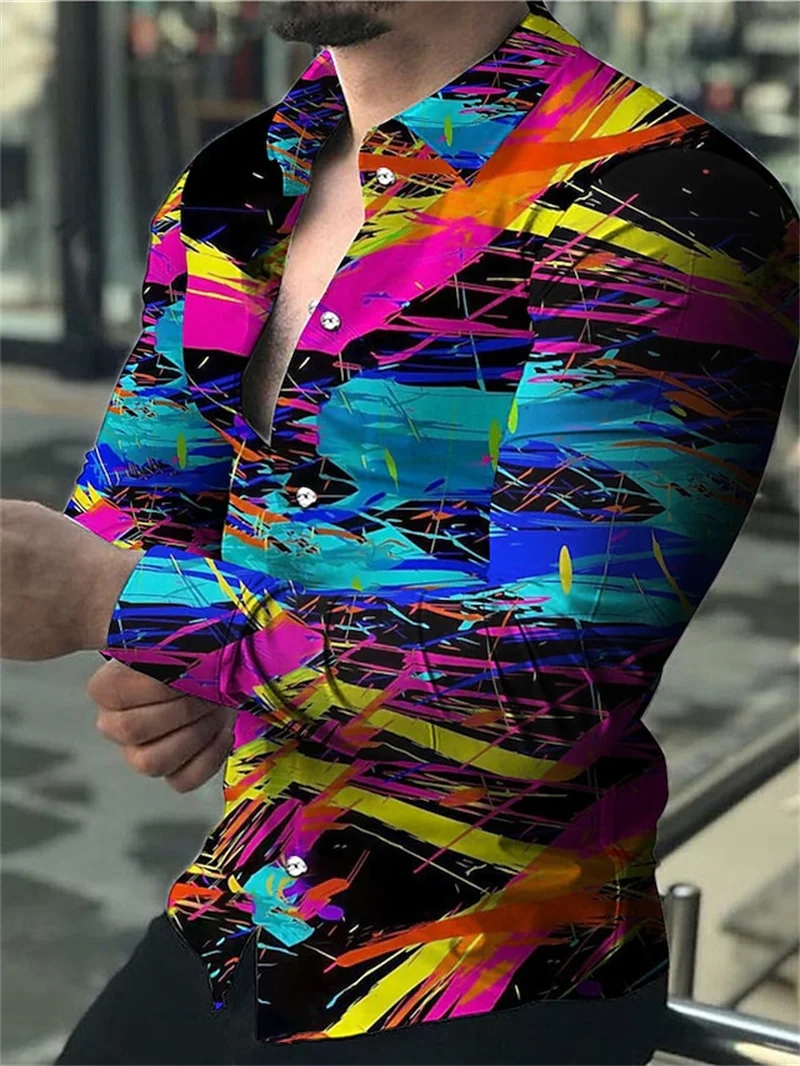 Luxury Fashion Men's Shirts Single Breasted Casual Shirts Night Lightning Long Sleeve Top Men's Hawaiian Prom Plus Size 6XL
Luxury Fashion Men's Shirts Single Breasted Casual Shirts Night Lightning Long Sleeve Top Men's Hawaiian Prom Plus Size 6XL