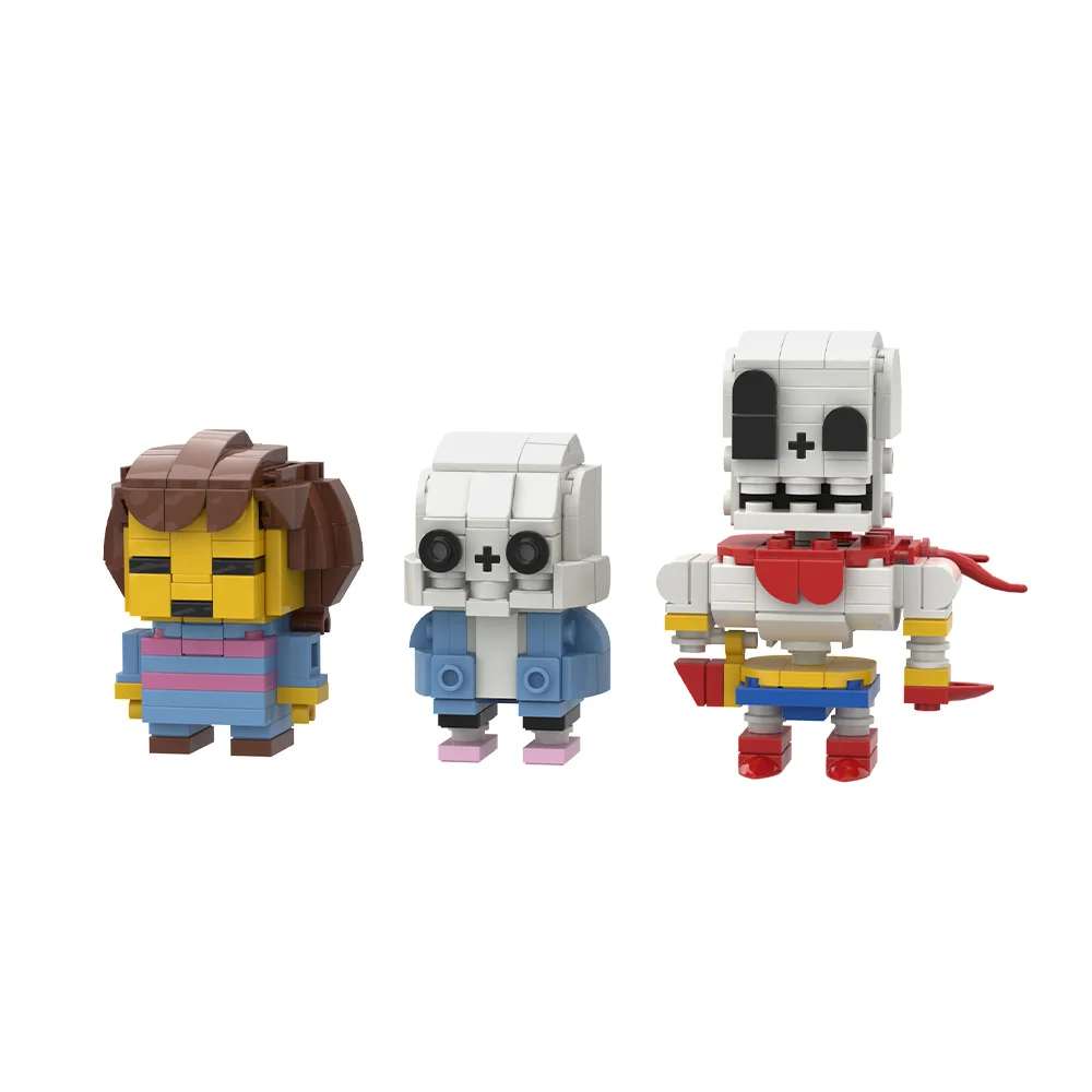 MOC Frisk Sans & Papyrus Figure Building Blocks Hot Game The Lazy Skeleton Action Figure Bricks Toy Adult Gift
MOC Frisk Sans & Papyrus Figure Building Blocks Hot Game The Lazy Skeleton Action Figure Bricks Toy Adult Gift