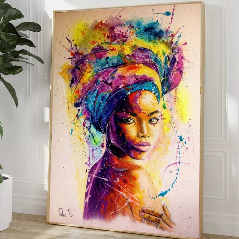 Canvas Paintings Graffiti Art African Black Woman Posters And Prints Abstract African Girl Wall Art For Living Room Home Decor
Canvas Paintings Graffiti Art African Black Woman Posters And Prints Abstract African Girl Wall Art For Living Room Home Decor