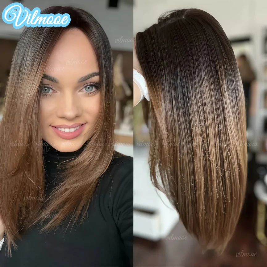 Brown Colored Brazilian Straight 13x4 Transparent Lace Frontal Wig Human Hair Ombre TB/30 5x5 Silk Top Wigs 360 Full Lace WIg
Brown Colored Brazilian Straight 13x4 Transparent Lace Frontal Wig Human Hair Ombre TB/30 5x5 Silk Top Wigs 360 Full Lace WIg