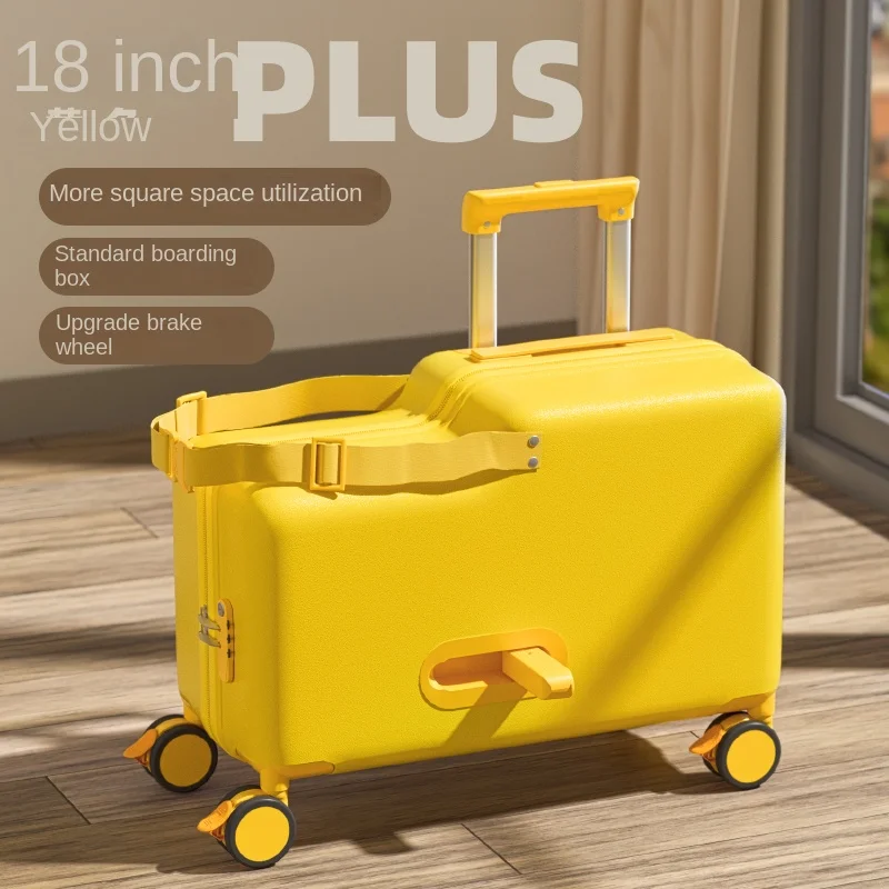 2025 New 18-inch Wooden Horse Riding Children's Luggage can be Boarding Travel Trolley Case TSA Lock Universal Wheel with Brake
2025 New 18-inch Wooden Horse Riding Children's Luggage can be Boarding Travel Trolley Case TSA Lock Universal Wheel with Brake