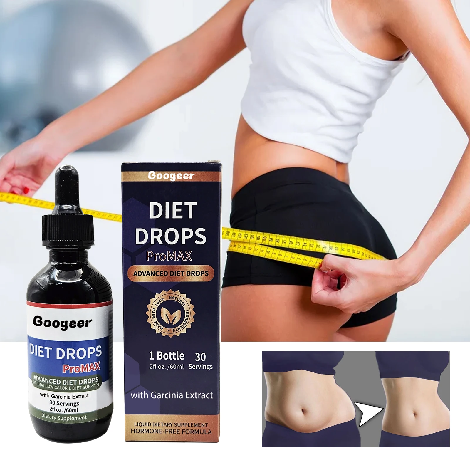 60 мл Googeer Metabolic Enhancement капли, подтягивающие брюшной жир, для похудения, для увеличения линии мышц, повышающие иммунитет, капли для кормления
60 мл Googeer Metabolic Enhancement капли, подтягивающие брюшной жир, для похудения, для увеличения линии мышц, повышающие иммунитет, капли для кормления