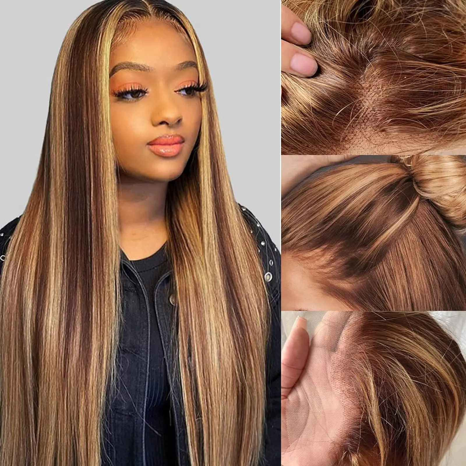 40 Inch Highlight 13x6 Lace Frontal Wig Human Hair Straight Human Hair Wigs 100% Quality Colored Ombre 360 Full Lace Front Wig
40 Inch Highlight 13x6 Lace Frontal Wig Human Hair Straight Human Hair Wigs 100% Quality Colored Ombre 360 Full Lace Front Wig
