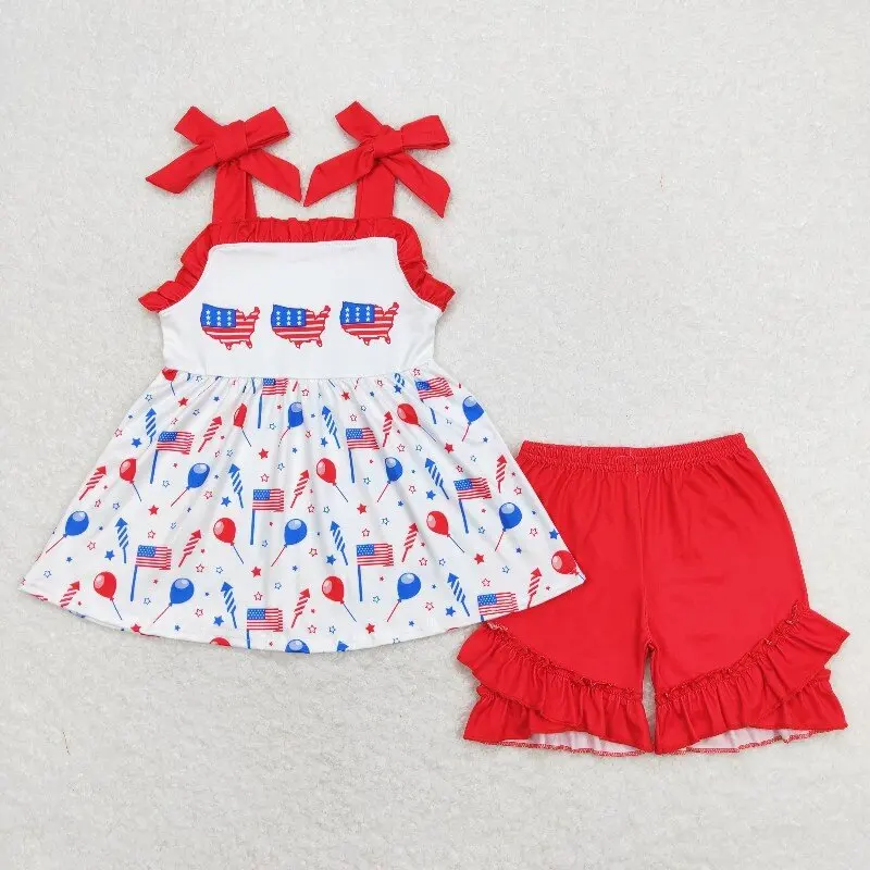 X12.13 GSSO0679 Summer New Wholesale Baby National Day Girls' Flag Red Lace Star Shorts Set
X12.13 GSSO0679 Summer New Wholesale Baby National Day Girls' Flag Red Lace Star Shorts Set